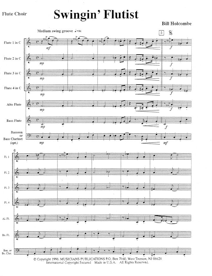 Holcombe, B :: Swingin' Flutist