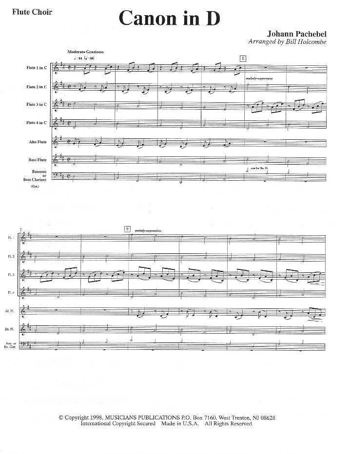 Pachelbel, J :: Canon in D