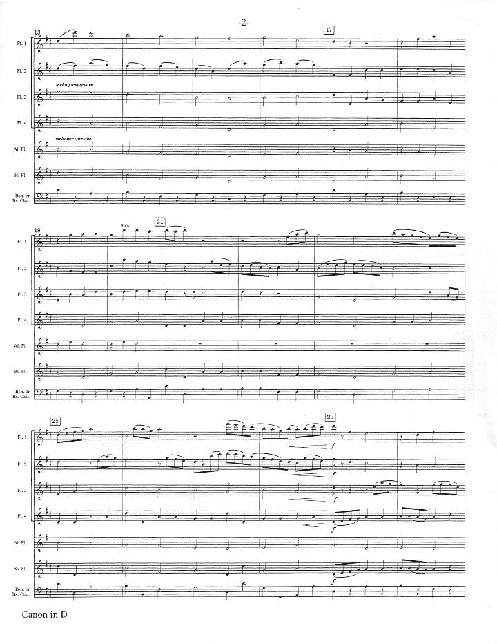 Pachelbel, J :: Canon in D