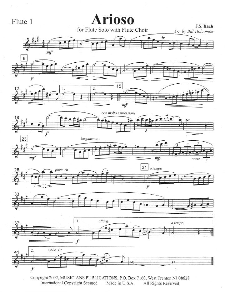 Bach, JS :: Arioso