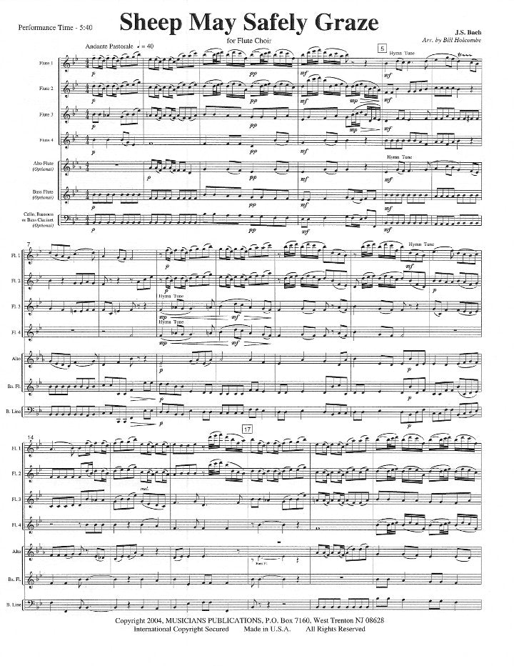 Bach, JS :: Sheep May Safely Graze
