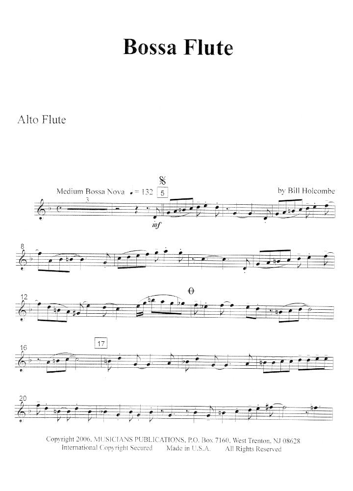 Holcombe, B :: Bossa Flute