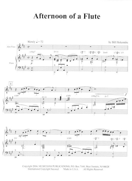 Holcombe, B :: Afternoon of a Flute