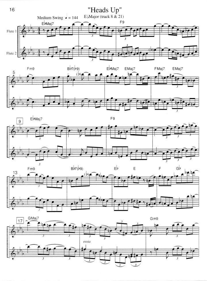 Holcombe, B :: 24 Jazz Etudes for Two Flutes Vol. 1