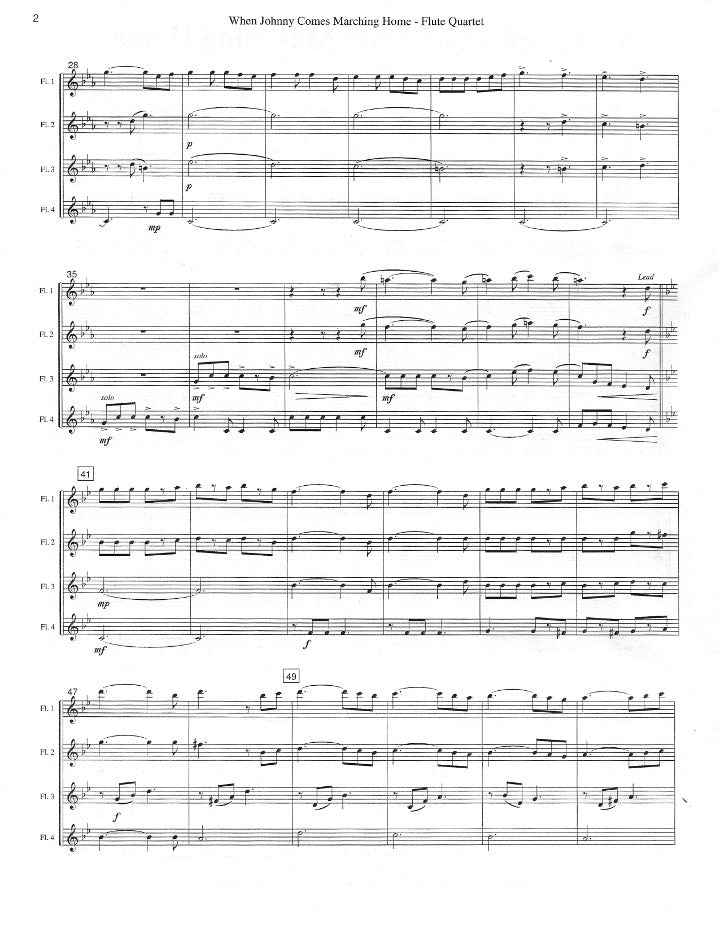 Traditional :: When Johnny Comes Marching Home