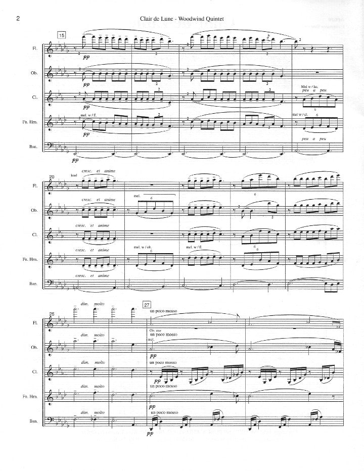 Debussy, C :: Clair de Lune