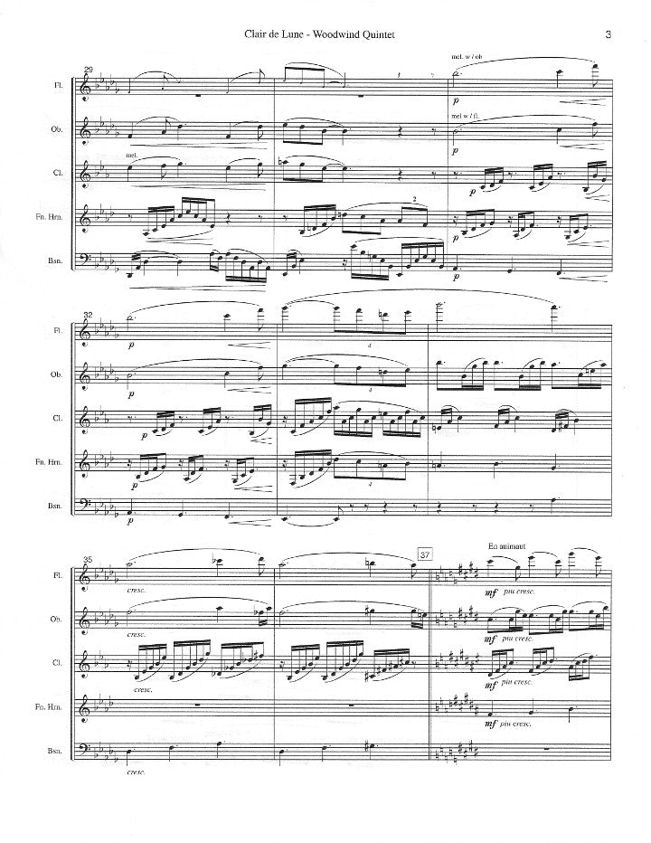 Debussy, C :: Clair de Lune
