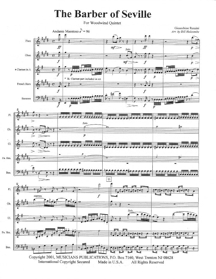 Rossini, G :: The Barber of Seville