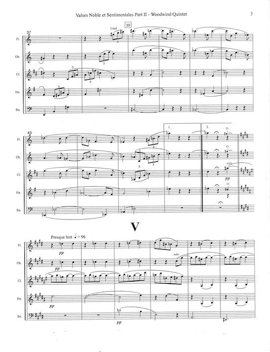 Ravel, M :: Valses Nobles et Sentimentales. Part II
