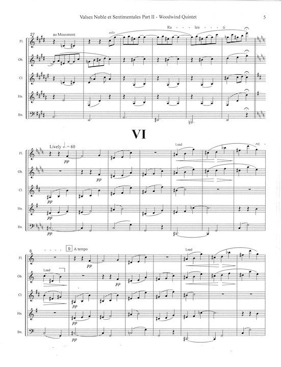 Ravel, M :: Valses Nobles et Sentimentales. Part II