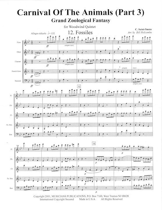 Saint-Saens, C :: Carnival of the Animals (Part III)