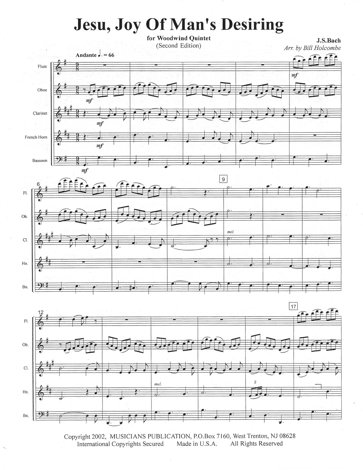 Bach, JS :: Jesu, Joy of Man's Desiring
