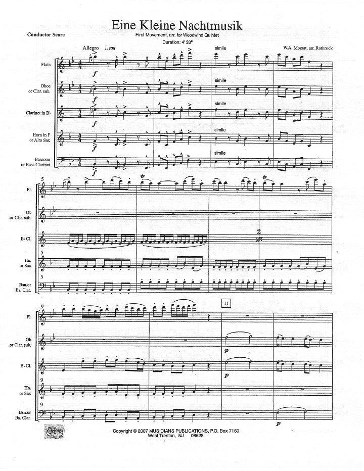 Mozart, WA :: Eine Kleine Nachtmusik