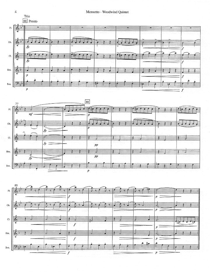Dvorak, A :: Menuetto