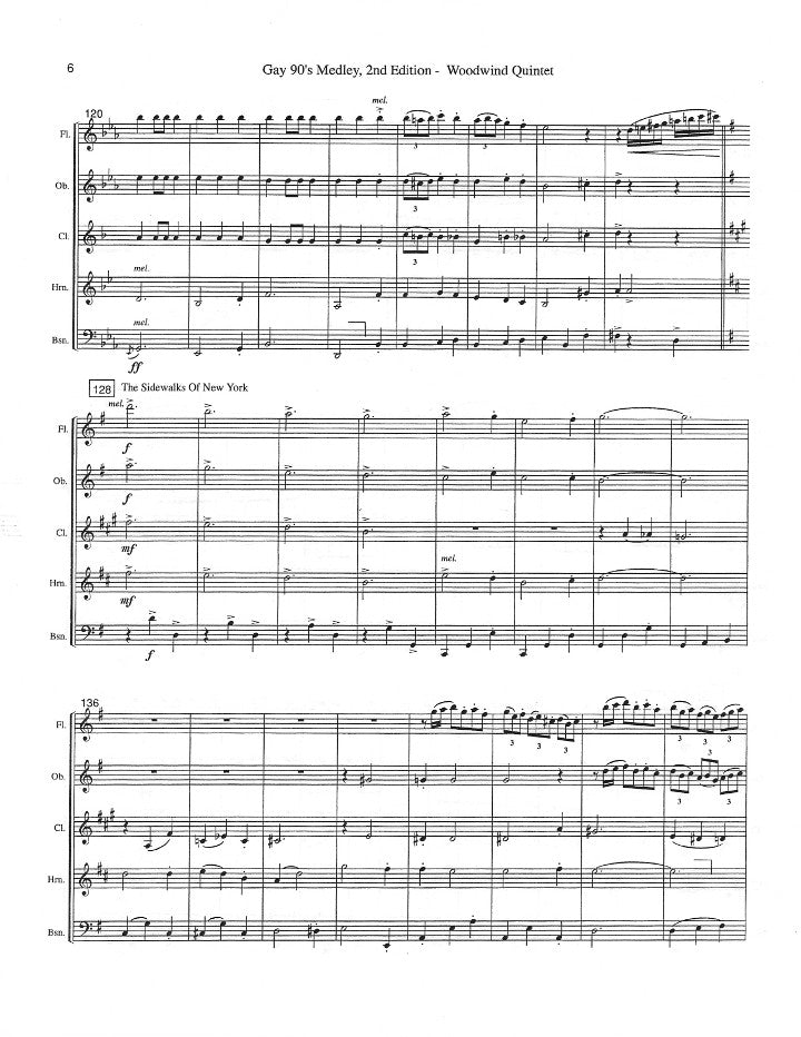 Holcombe, B :: Gay 90's Medley, 2nd Ed.