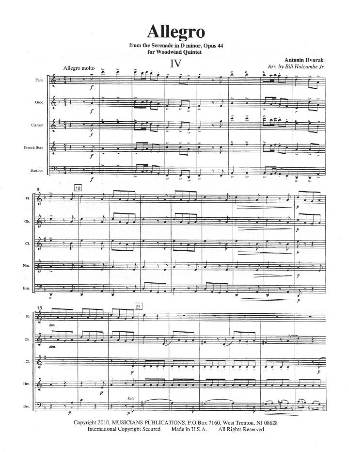 Dvorak, A :: Allegro