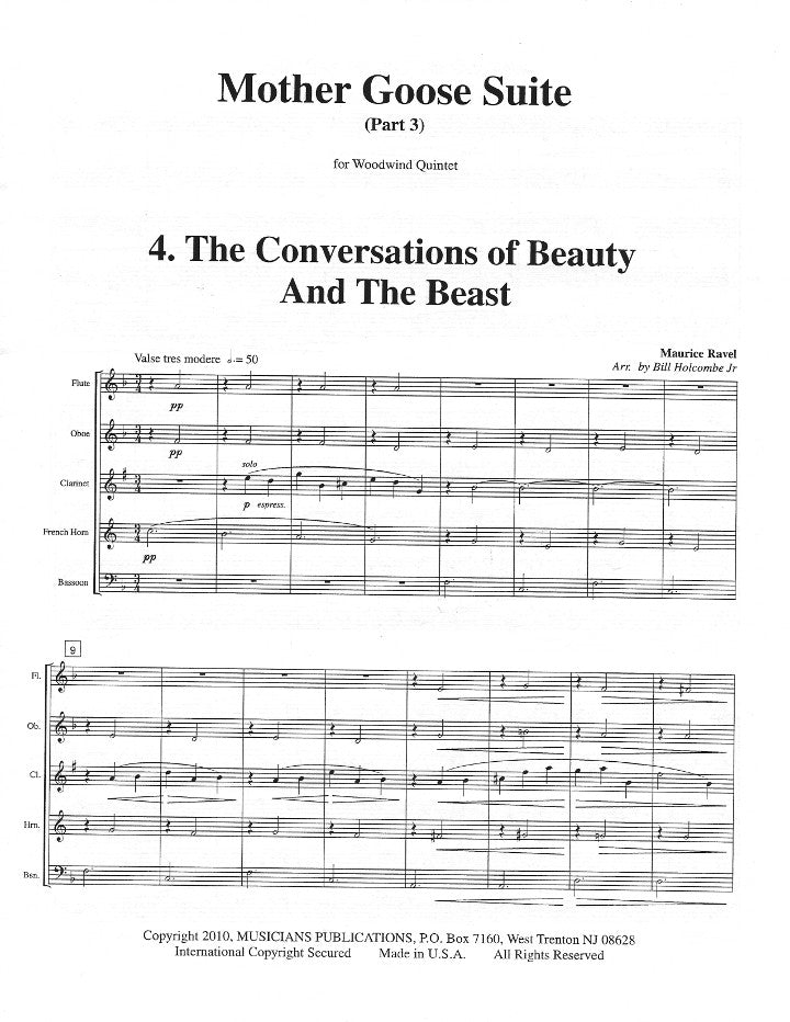 Ravel, M :: Mother Goose Suite, Part 3