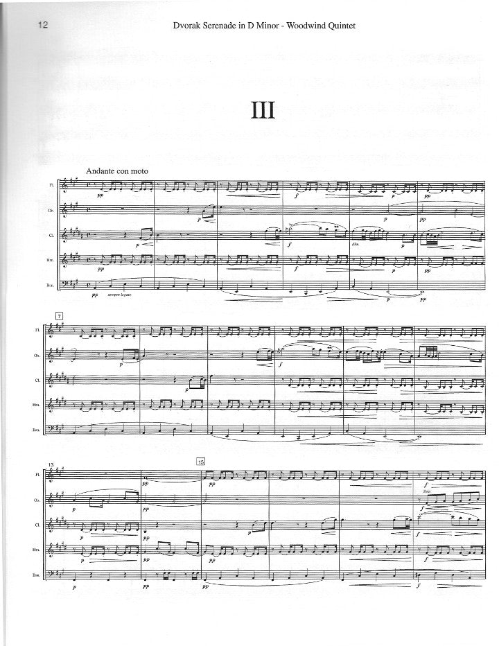 Dvorak, A :: Serenade in D minor op. 44