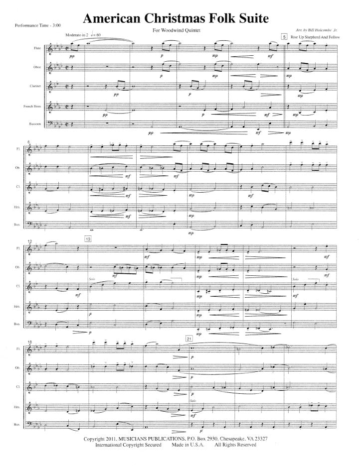 Traditional :: American Christmas Folk Suite