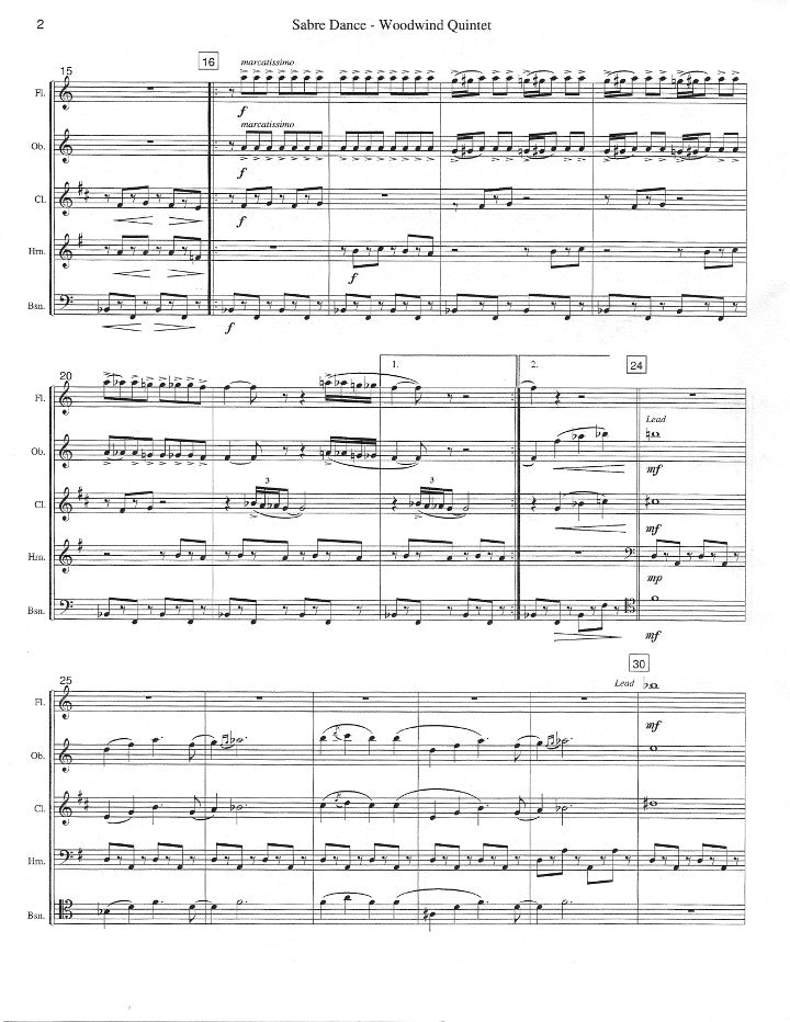 Khachaturian, A :: Sabre Dance