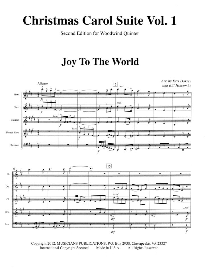 Traditional :: Christmas Carol Suite Vol. 1, 2nd Edition