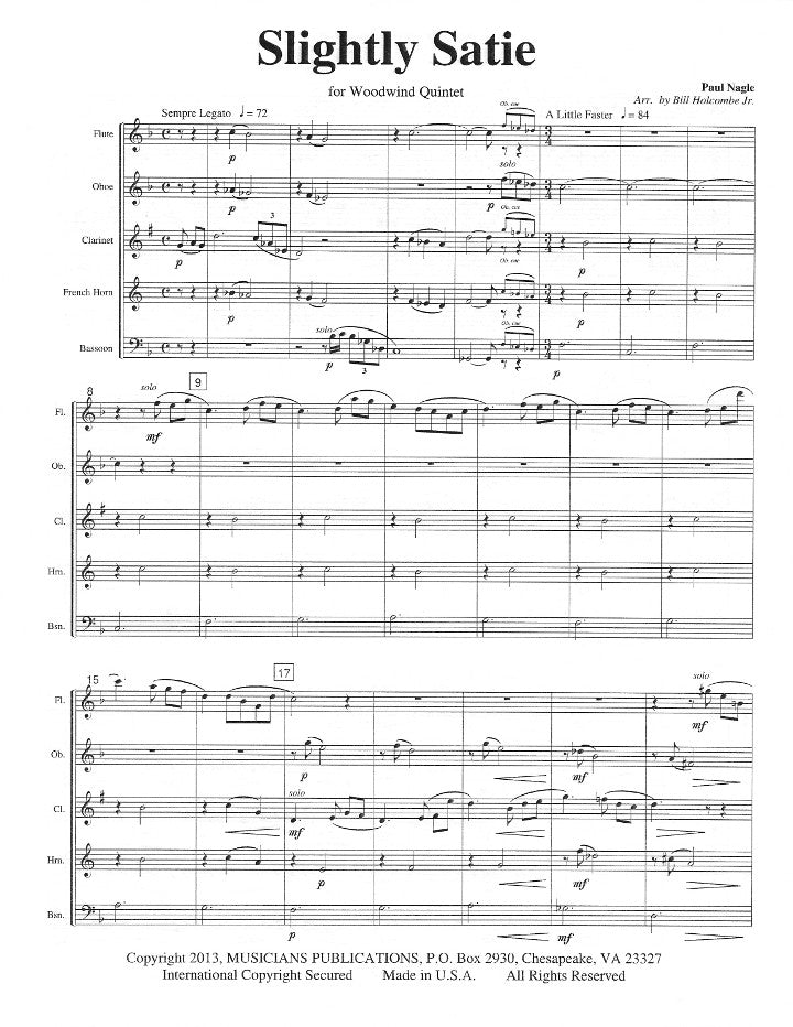 Nagle, P :: Slightly Satie