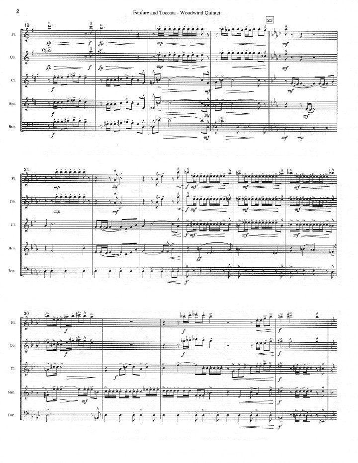 Holcombe, B :: Fanfare and Toccata