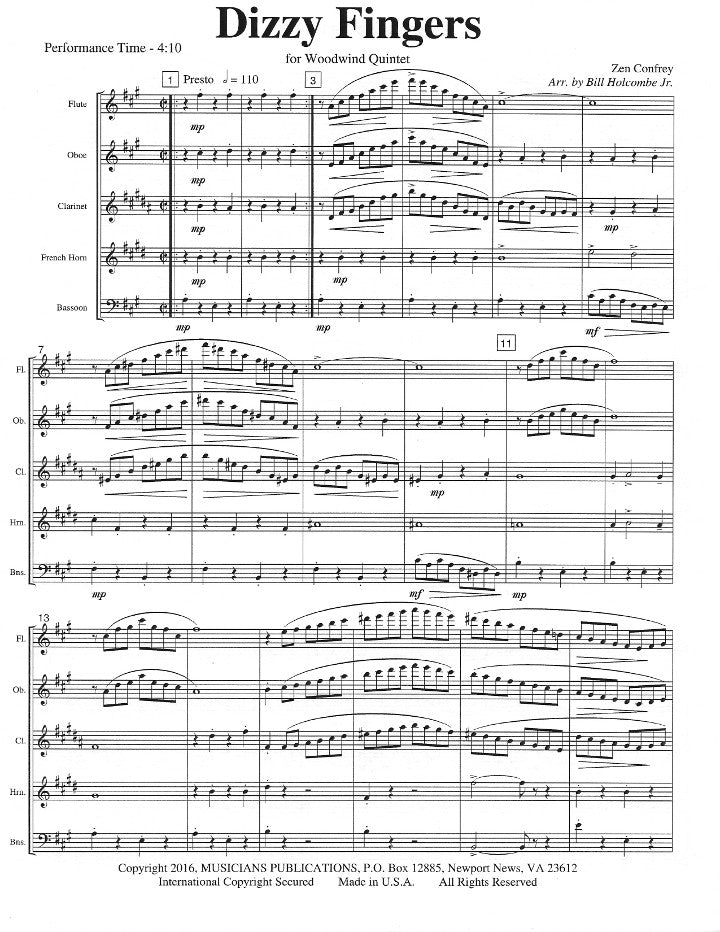 Confrey, Z :: Dizzy Fingers
