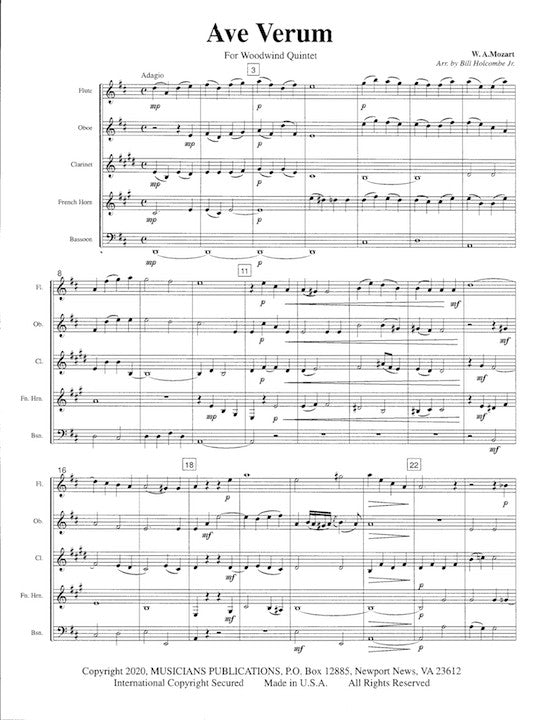 Mozart, WA :: Ave Verum