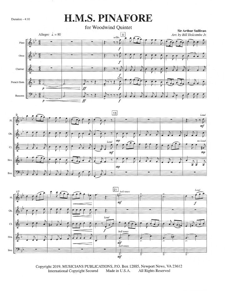 Sullivan, A :: H.M.S. Pinafore
