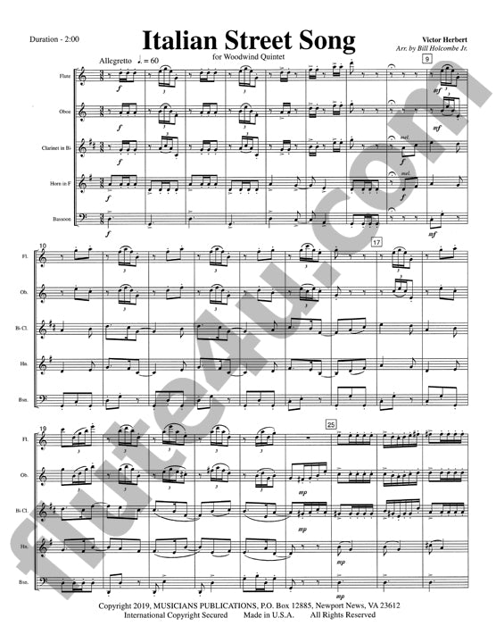 Herbert, V :: Italian Street Song