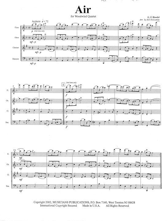 Handel, GF :: Air