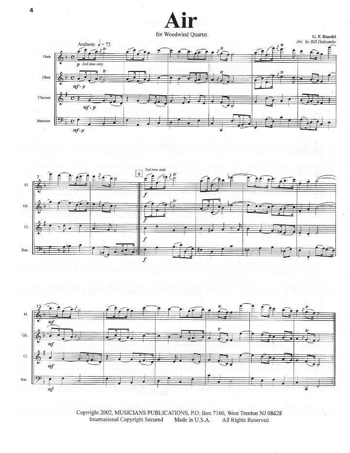 Handel, GF :: Water Music Suite