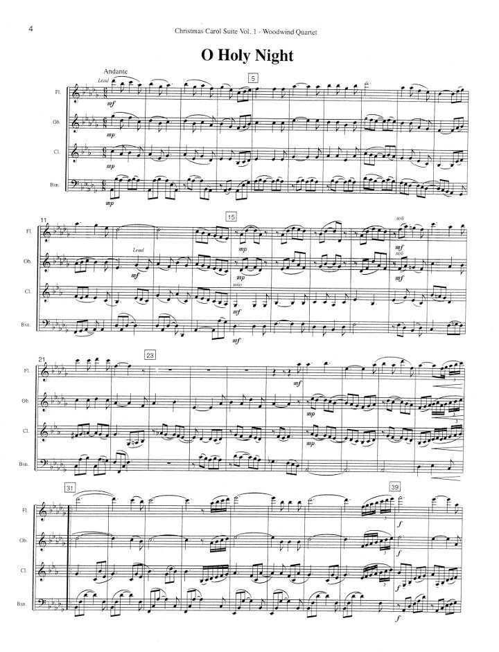 Traditional :: Christmas Carol Suite, Vol 1
