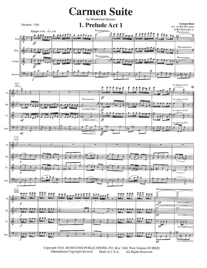 Bizet, G :: Carmen Suite