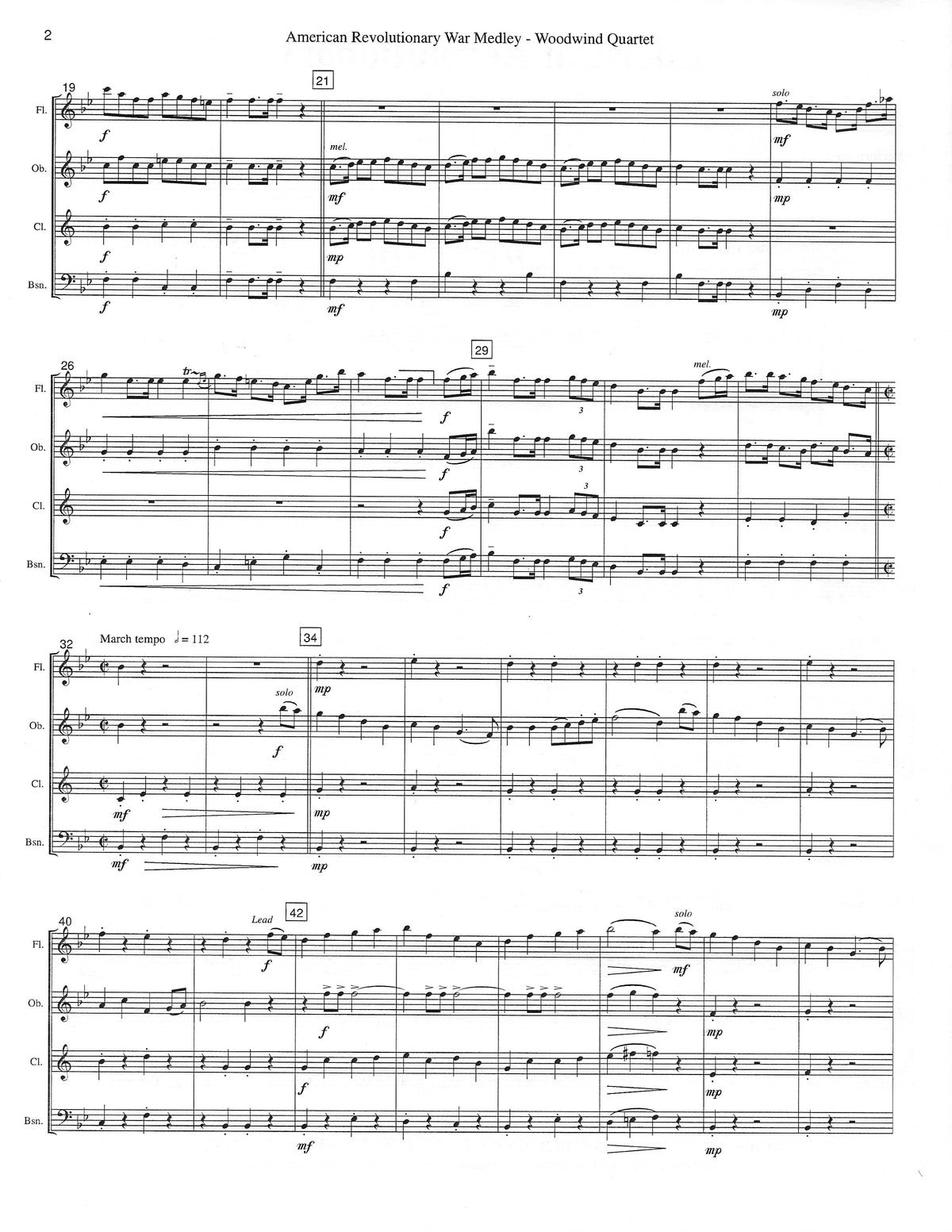 Villanueva, JA :: American Revolutionary War Medley