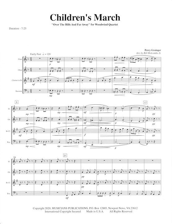 Grainger, P :: Children's March (Over The Hills And Far Away)