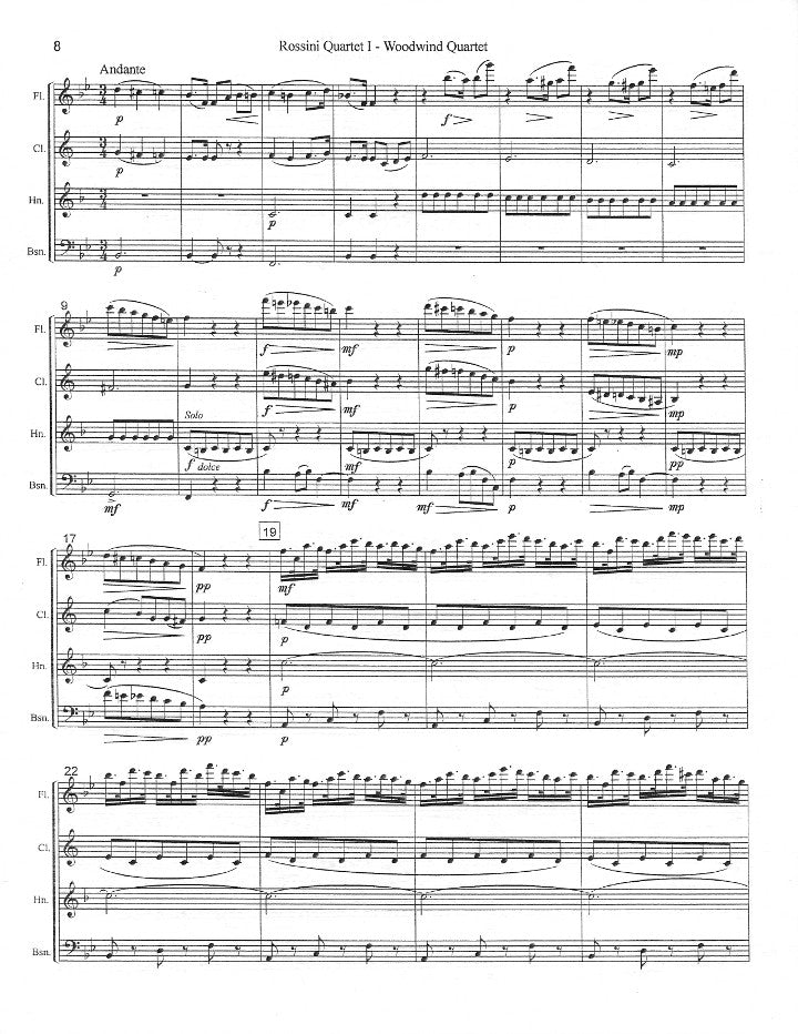 Rossini, G :: Quartet I