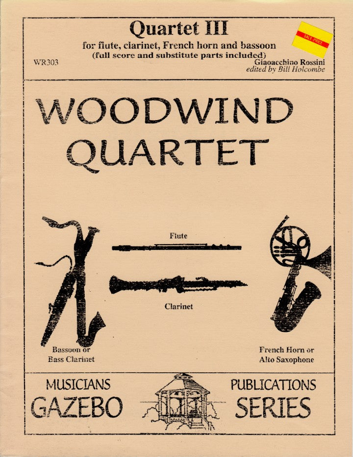 Rossini, G :: Quartet III