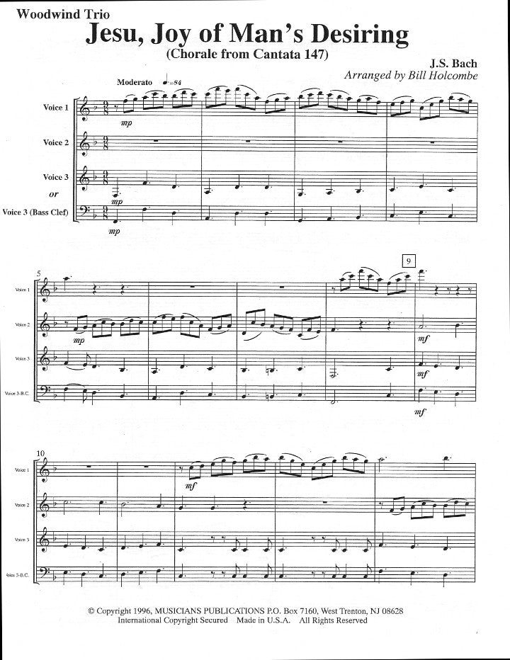 Bach, JS :: Jesu, Joy of Man's Desiring