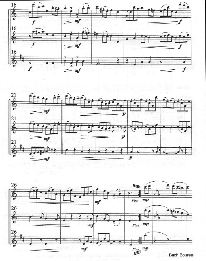 Bach, JS :: Bouree