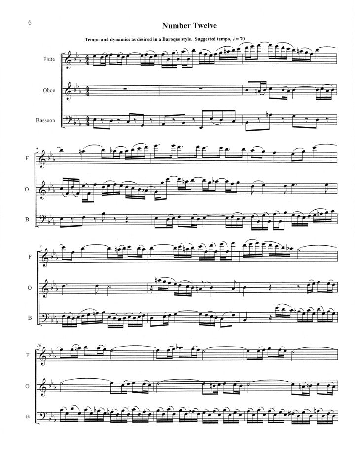 Holcombe, B :: Bach 3-Part Inventions Woodwind Trio, Vol III