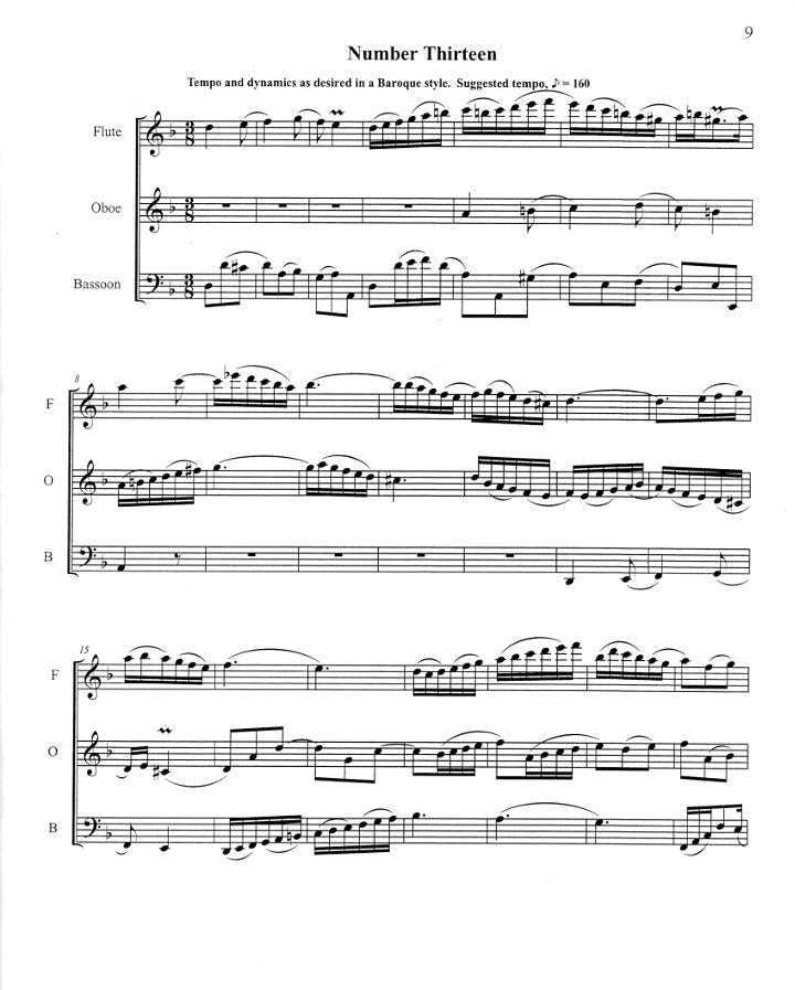 Holcombe, B :: Bach 3-Part Inventions Woodwind Trio, Vol III