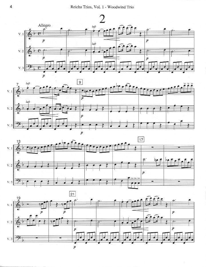 Reicha, A :: Twenty Four Trios Opus 82 - Volume 1
