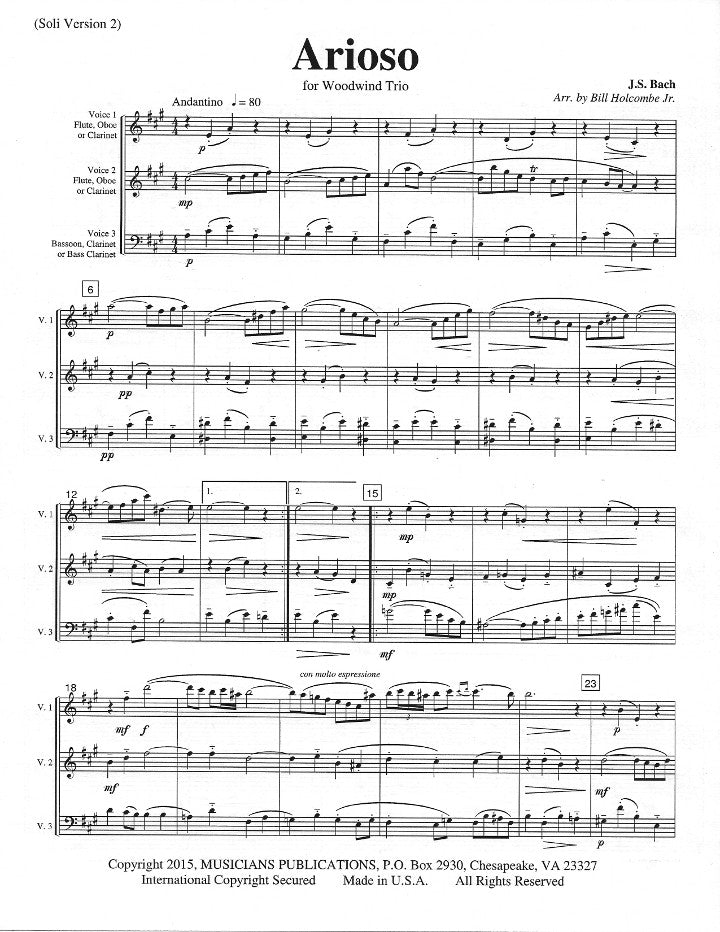 Bach, JS :: Arioso