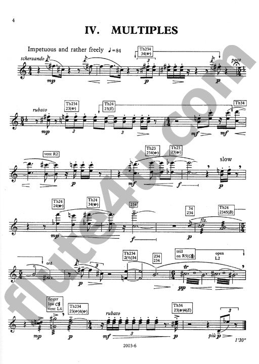 Heiss, J :: Etudes for Solo Flute, op. 20
