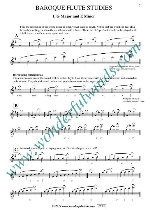 Walker, E :: Baroque Flute Studies