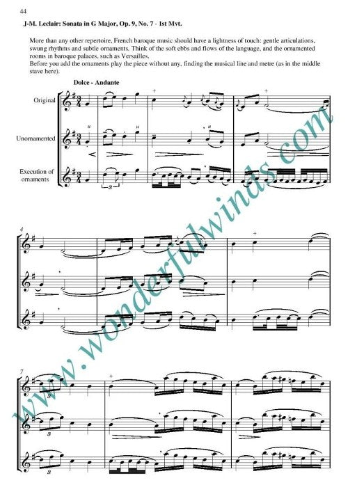 Walker, E :: Baroque Studies for Modern Flute