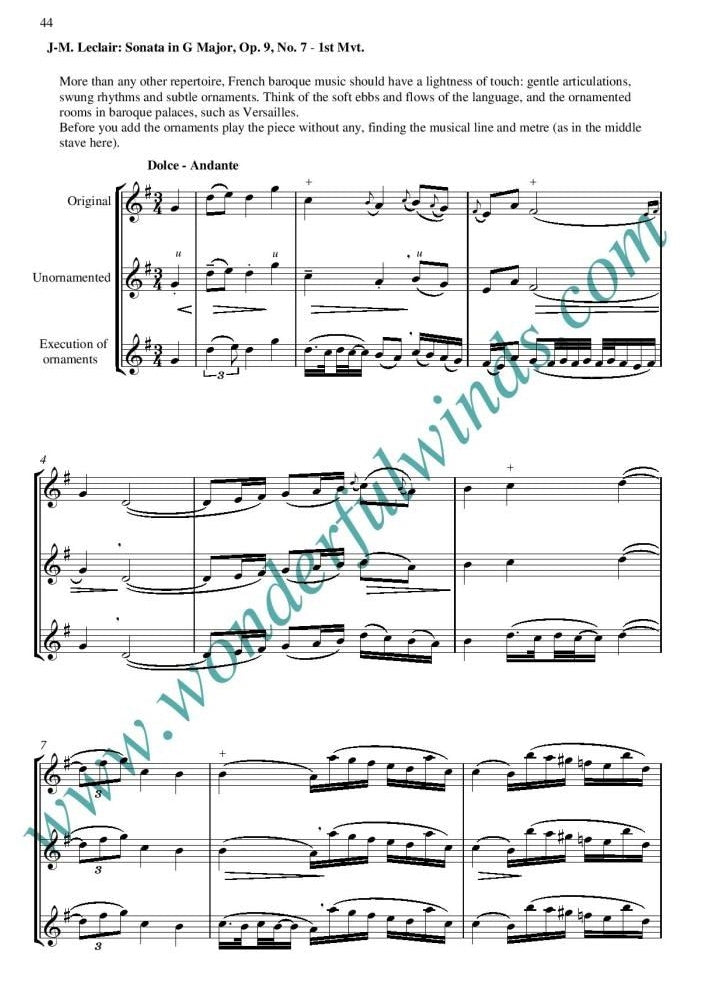 Walker, E :: Baroque Studies for Modern Flute