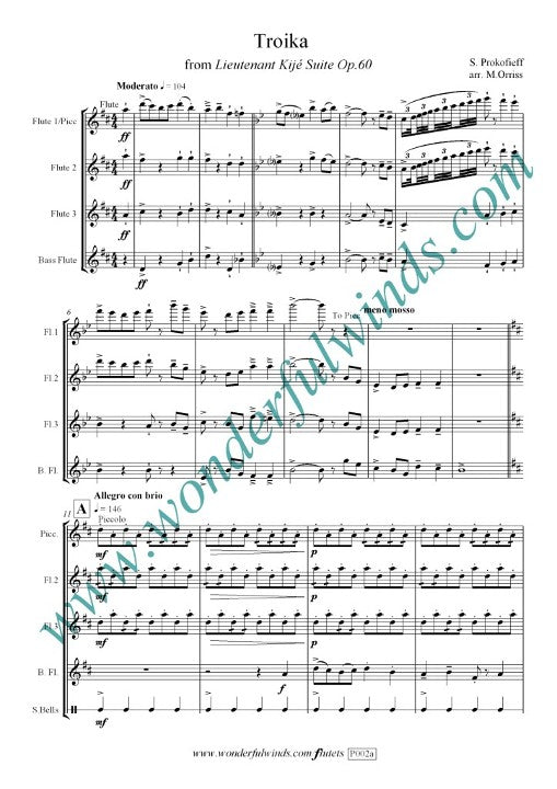 Prokofiev, S :: Troika from Lieutenant Kije Suite Op. 60